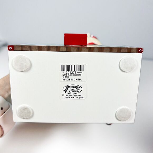 San Francisco Music Box Advent Calendar "Santa Claus is Coming To Town" Rudolph - Picture 11 of 11